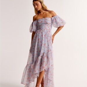 Abercrombie Emerson Floral Off-Shoulder Dress